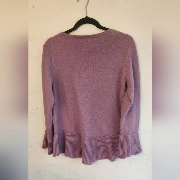 Feminine rose-colored Sweater - Picture 2 of 2